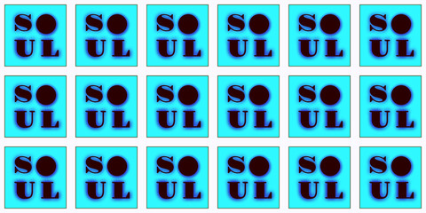 Multi Logo Soul Collage Wallpaper ,Poster-Soul Music 