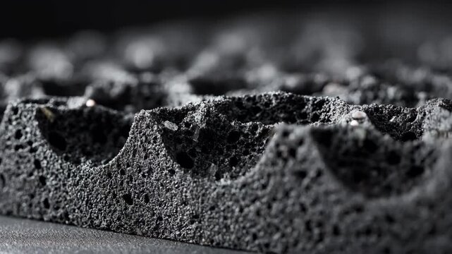 Closeup medium shot highlighting reinforced flooring material with a rugged surface designed for heavyuse environments.