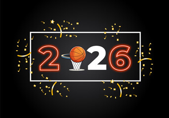 Happy new year 2026. texture 2026 with Scales of vector concept with black gradient background