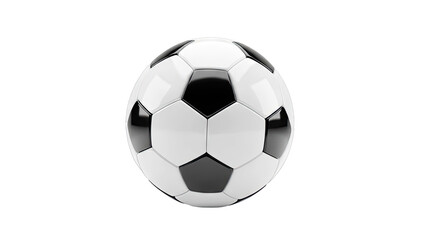 Fototapeta premium Classic Black and White Soccer Ball