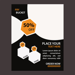 fast food  flyer design