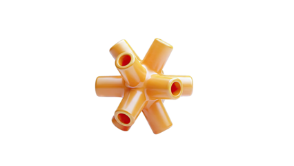 Orange Starburst Connector