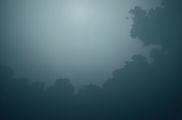 Moody Skyline Silhouette at Dusk