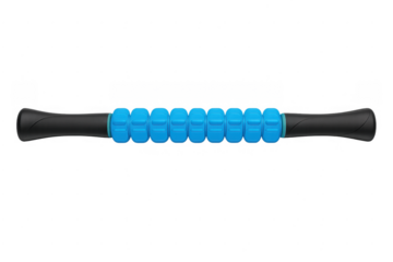 Blue and black muscle roller stick for recovery