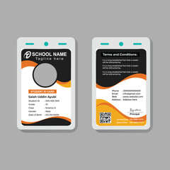 Student Card Design for College Students