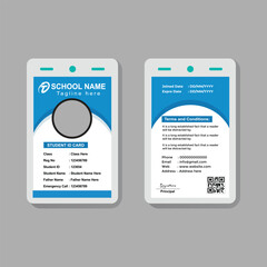 Student ID Card Design University Card