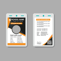 Student ID Card Template for Students