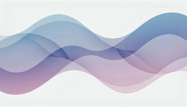 Futuristic abstract background with flowing waves of blue and purple light