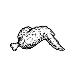 Roasted turkey on a plate isolated on transparent background, Vector