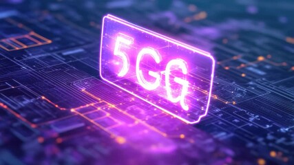 Modern network communication with 5G technology connecting devices in a smart environment, 5g network communication all things connected smart city science fiction City - Powered by Adobe