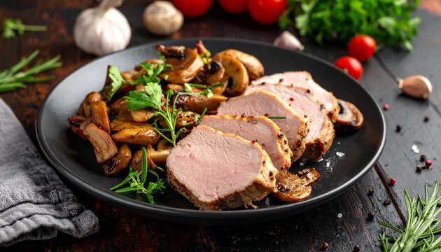 Schweinefilet-Pilz-Pfanne