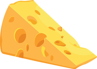 cheese isolated on white