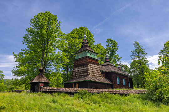Wooden Saint Philip and Saint James church, Sekowa, Poland