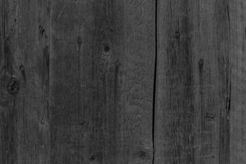 black and white backdrop: close up of old shabby wooden planks texture