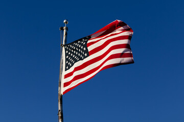 Fototapeta premium American Flag in the Sky