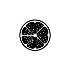 A slice of lemon isolated on transparent background, Vector