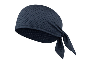 Dark blue mesh dew rag headwrap for sports