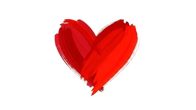 Valentines day heart symbol for love and romance