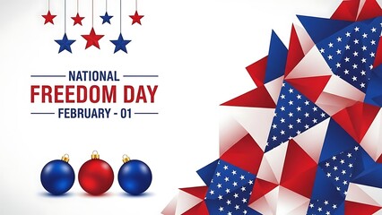 National freedom day celebration on february 1st usa