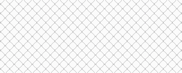 Naklejka premium Net texture pattern on white background. Net texture pattern for backdrop and wallpaper. Realistic net pattern with black squares. Geometric background, vector illustration