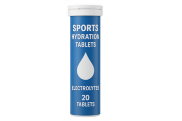 Blue tube sports hydration tablets electrolytes supplement