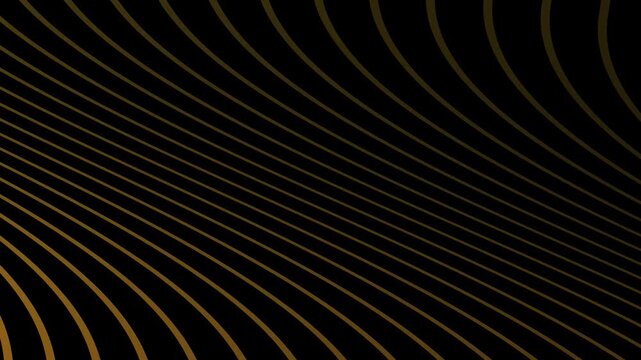 Abstract Waving Lines Background Animation Flowing Motion Loop