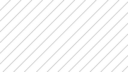 Abstract geometric pattern of diagonal black lines on white background, minimal parallel stripe...
