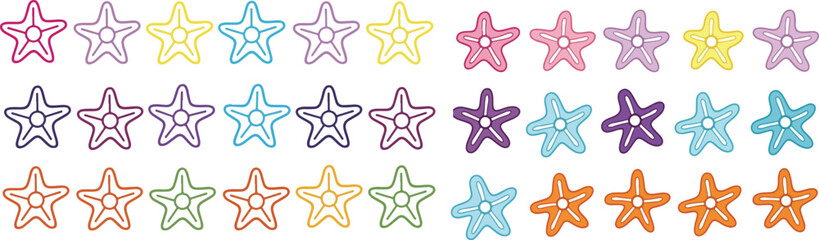  Hand drawn doodle bikini bottom with tropical flowers. Summer decorative floral elements and playful sky accents. Vector set.eps