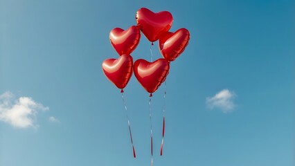  Heart Balloon Sky.