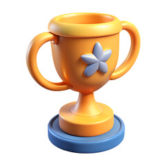 Achievement Trophy Generic Success Award Three Dimensional Icon