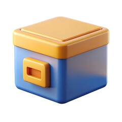 Archive Box Storage Symbol Three Dimensional Object