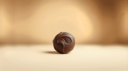One chocolate product scene for Valentine website and banner design