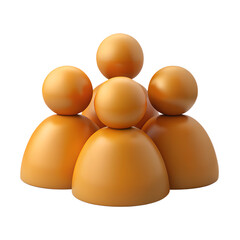 Community Group Silhouette Togetherness Symbol Three Dimensional Art