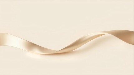 Curved ribbon background for Valentine banners and modern graphic layouts