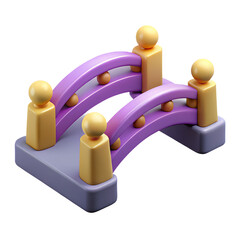 Equality Bridge Connection Fairness Concept Transparent Background