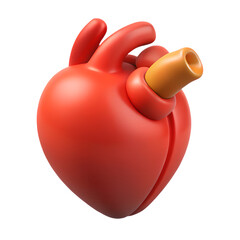 Human Heart Unity Concept Compassion Symbol Transparent Background