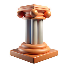 Strength Pillar Stability Power Symbol Transparent Background