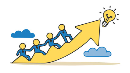 Teamwork and innovation lead to business success and growth