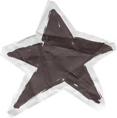 Hand Drawn Doodle Scrapbook Cut Out Elements Black and White