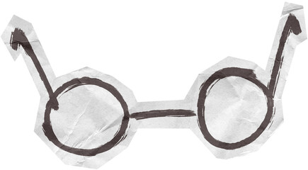 Hand Drawn Doodle Scrapbook Cut Out Elements Black and White