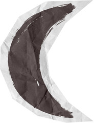 Hand Drawn Doodle Scrapbook Cut Out Elements Black and White