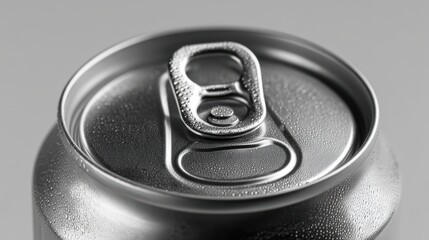 beer can pull tab seamless texture with studio backdrop and copy space