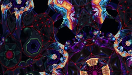 Vibrant Abstract Geometric Patterns