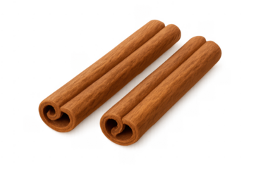 Cinnamon sticks enhancing culinary and baking flavor
