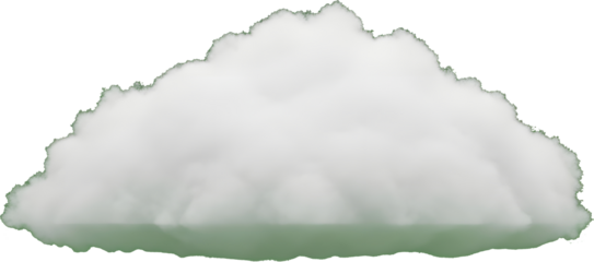 cloud effect transparent background