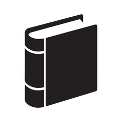 Standing Book Solid Silhouette © Md. Azharul Islam