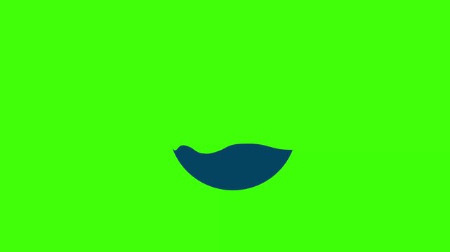 Hand drawn liquid loading animation with organic wave motion on green screen, 2D hand drawn frame by frame progress bar, abstract fluid blue circle splash for video transition and website waiting icon