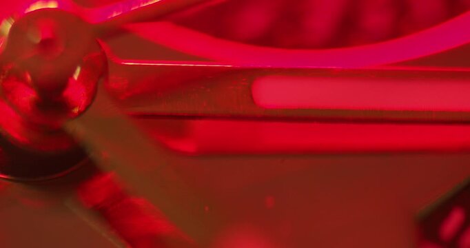 Details of a sports wristwatch