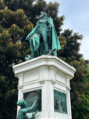 Statue of Andre Massena. Close-up. Nice. France.