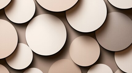 Earthy terracotta and clay 3D shapes in a minimalist layout, creating a warm and rustic modern aesthetic for home decor.